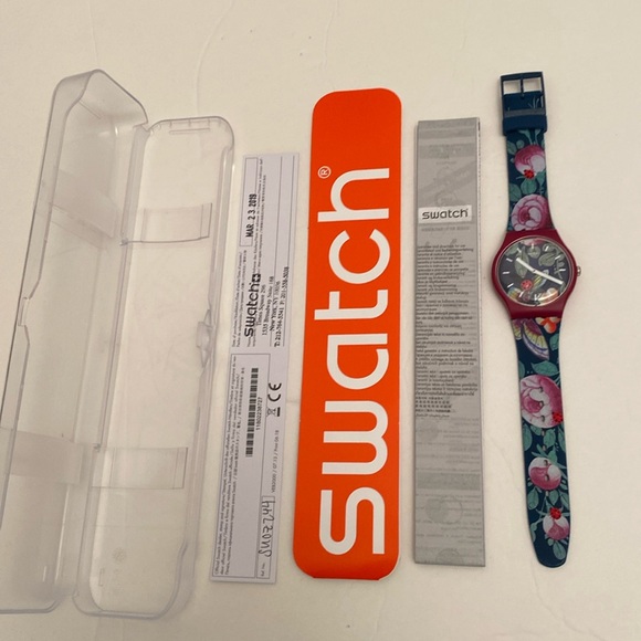 Swatch Watch Wrist Watch GARDEN LADYBUG Exclusive Collectors Watch Item L… - Picture 8 of 11